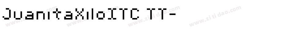 JuanitaXiloITC TT字体转换